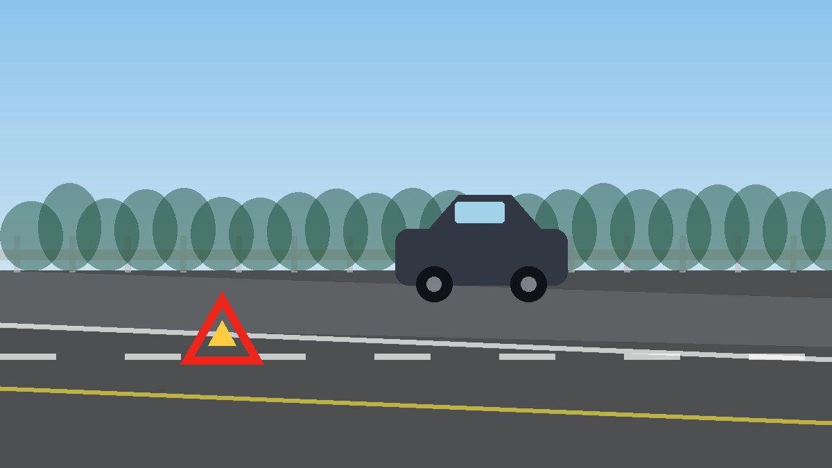 舟山道路故障安全等待现场图